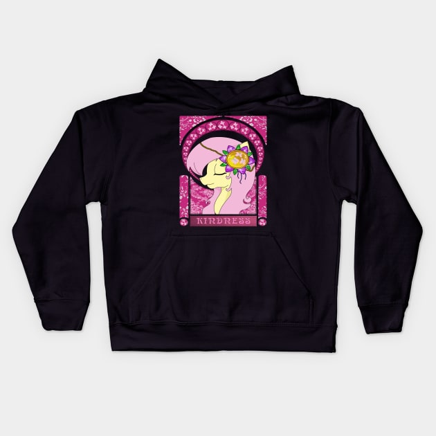 Kindness- Fluttershy Kids Hoodie by BlackTaintedHeart